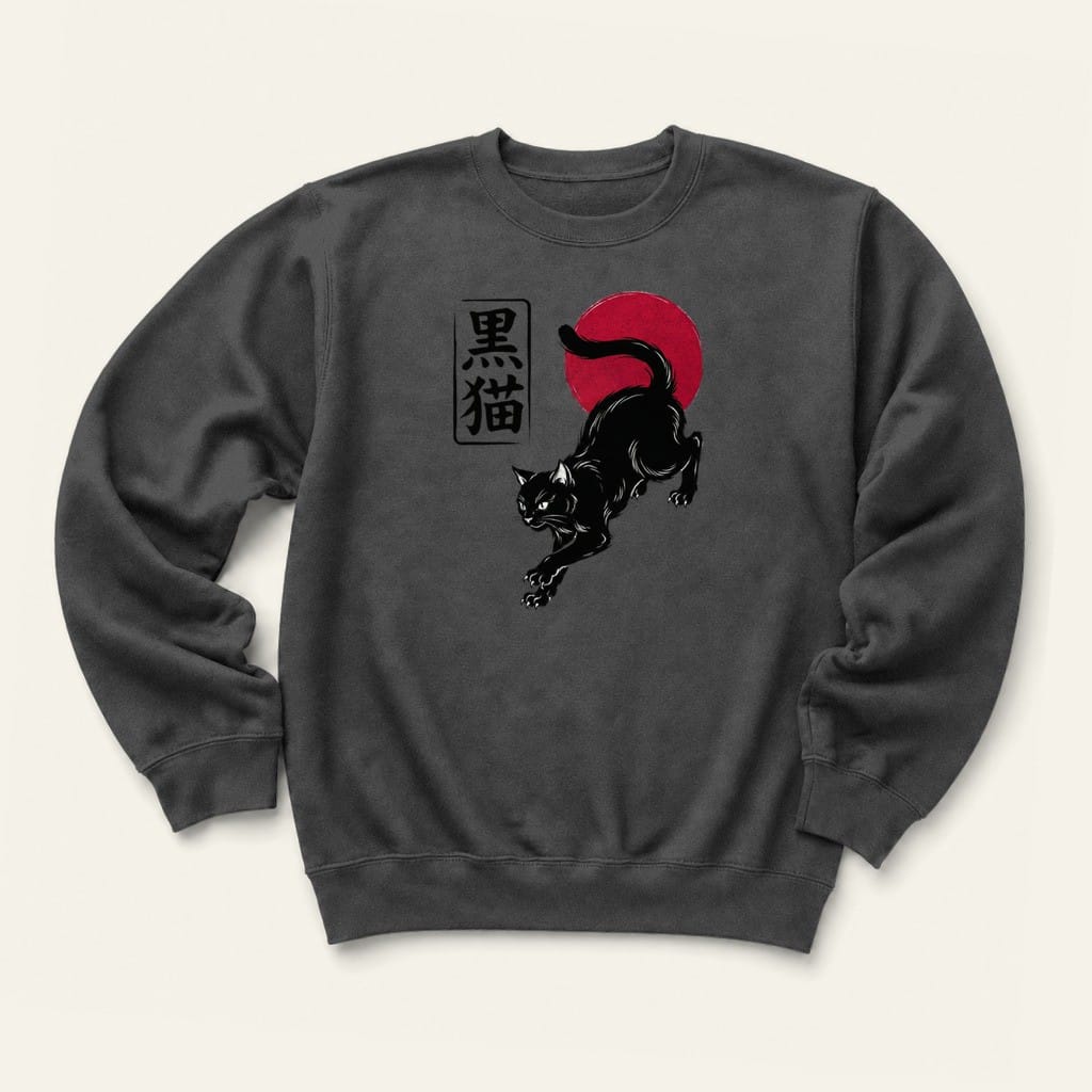 Ninja Sweatshirt in Dark Heather
