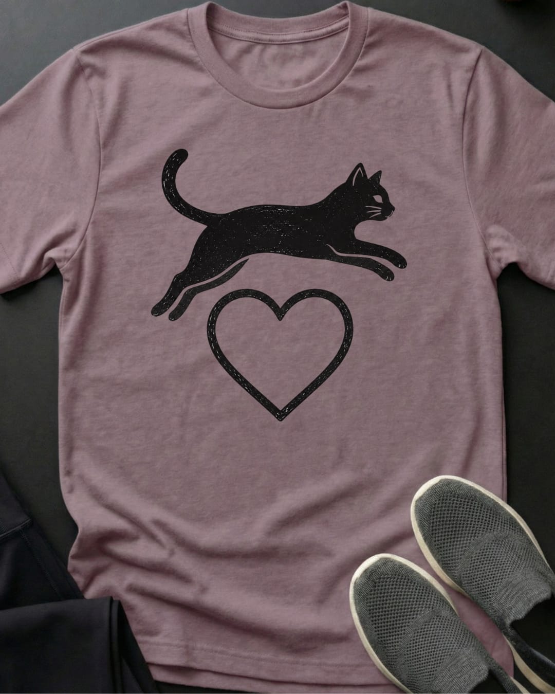 Black Cat Love Tee