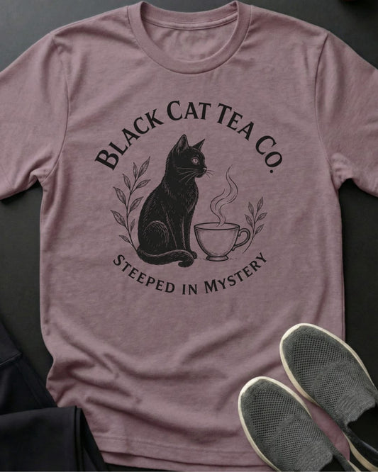 Black Cat Tea Tee