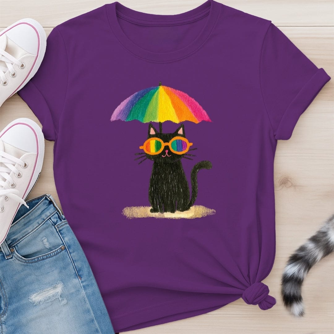 RAINBOW UNBRELLA T-SHIRT