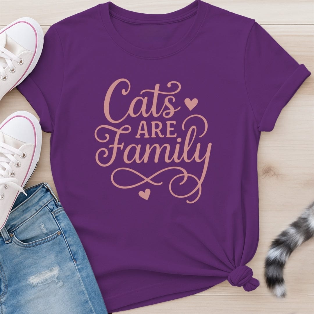CATS ARE FAMILY T-SHIRT