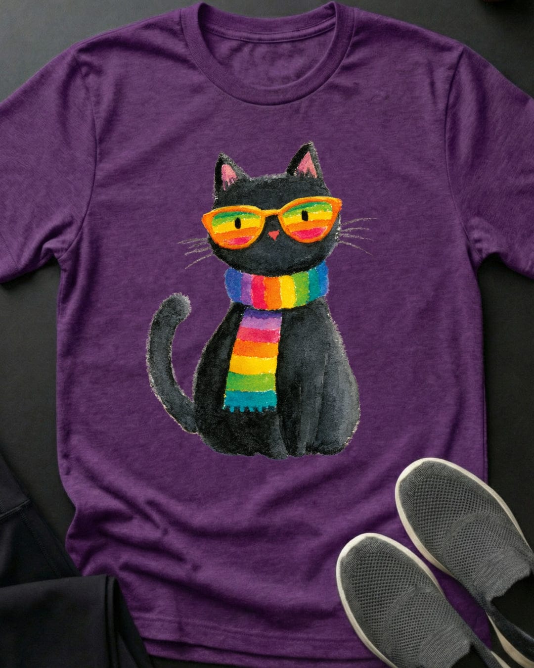 Colorful Cat Tee