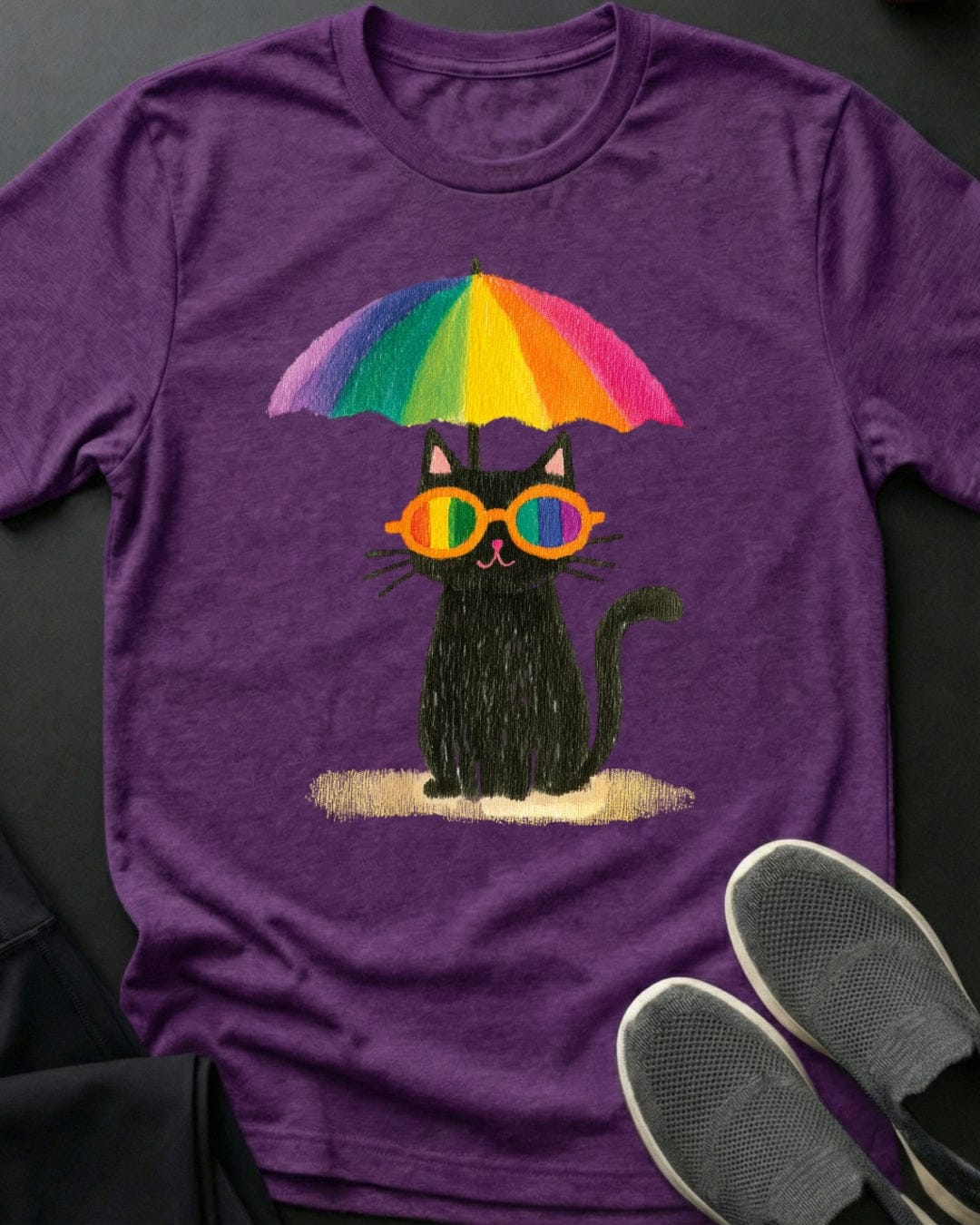 Rainbow Umbrella Tee