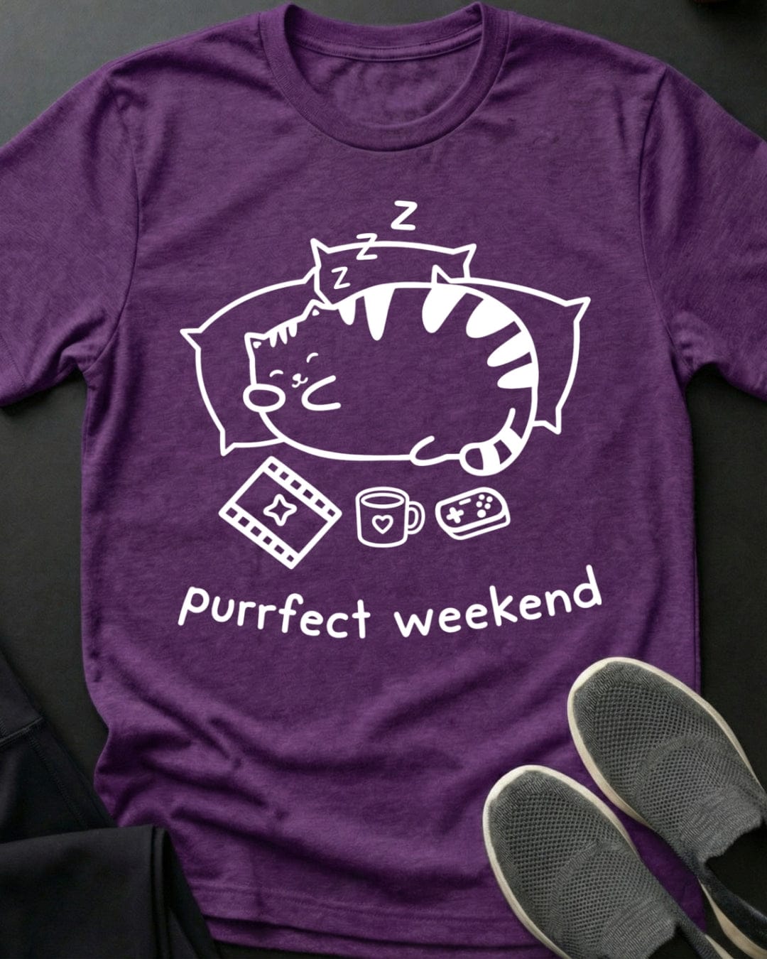 Purrfect Weekend Tee