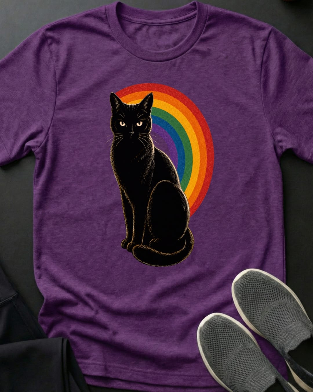 Kitty Rainbow Tee