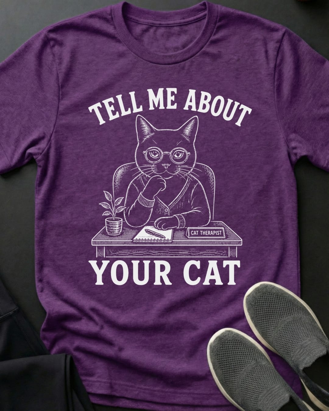 Tell Me About Your Cat Tee