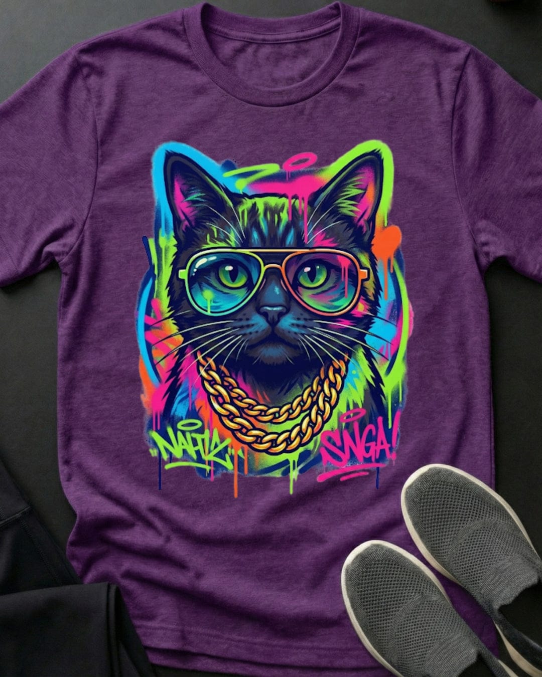 Midnight Cool Cat Tee