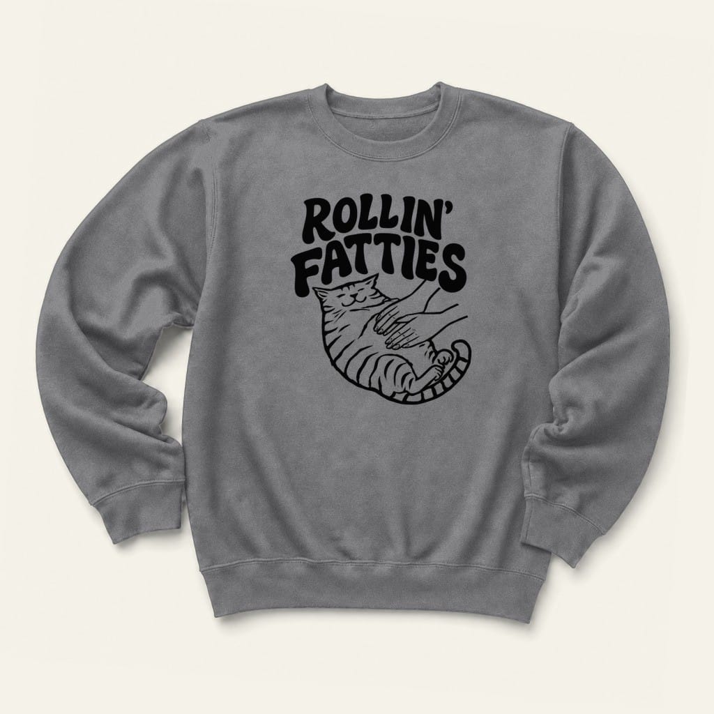 Rollin' Fatties Sweatshirt in Graphite Heather