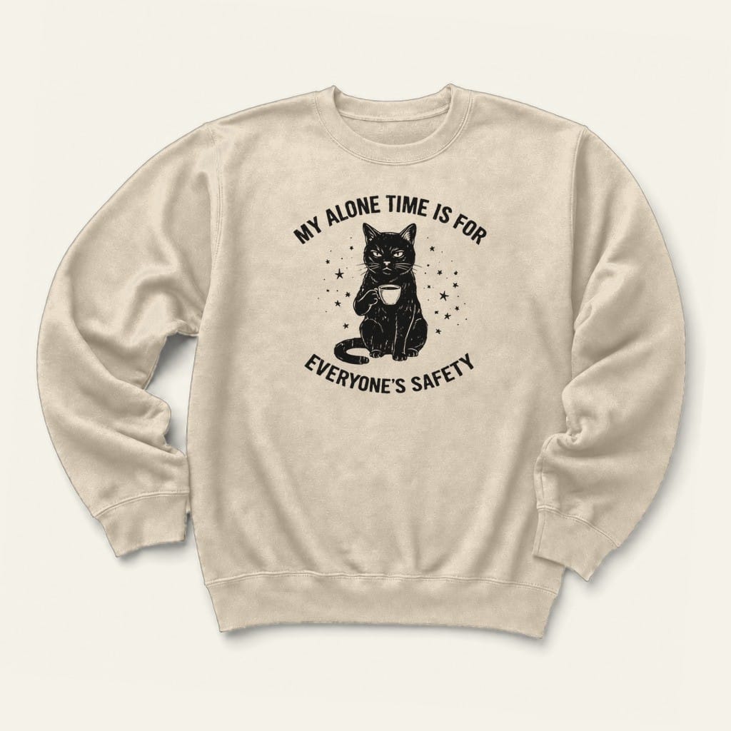 Safety Sweatshirt in Sand