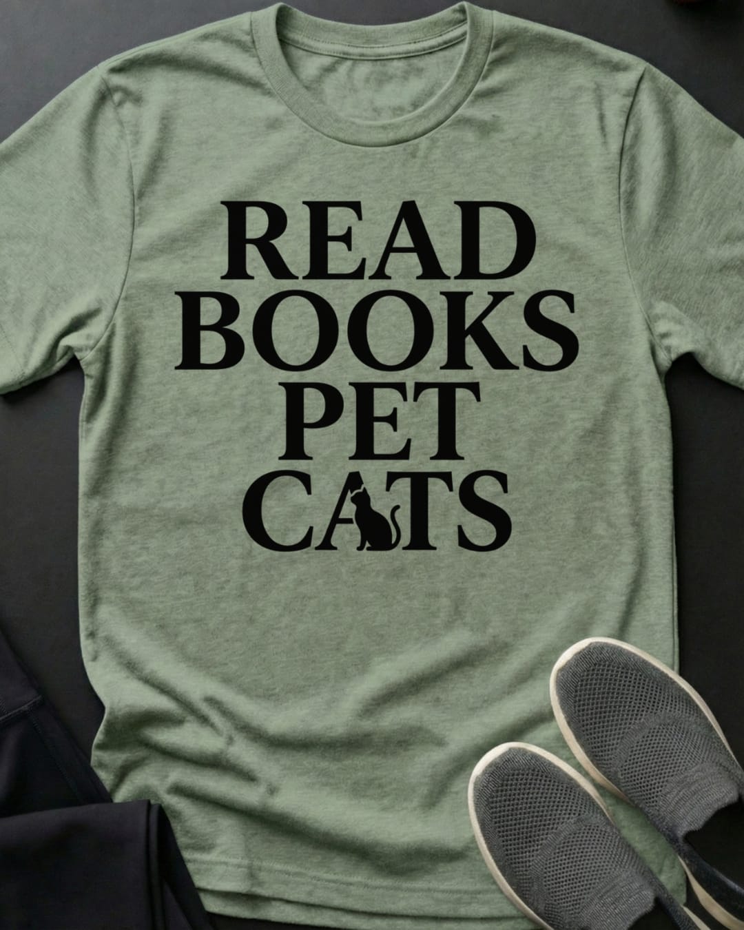 Read Books Pet Cats Tee