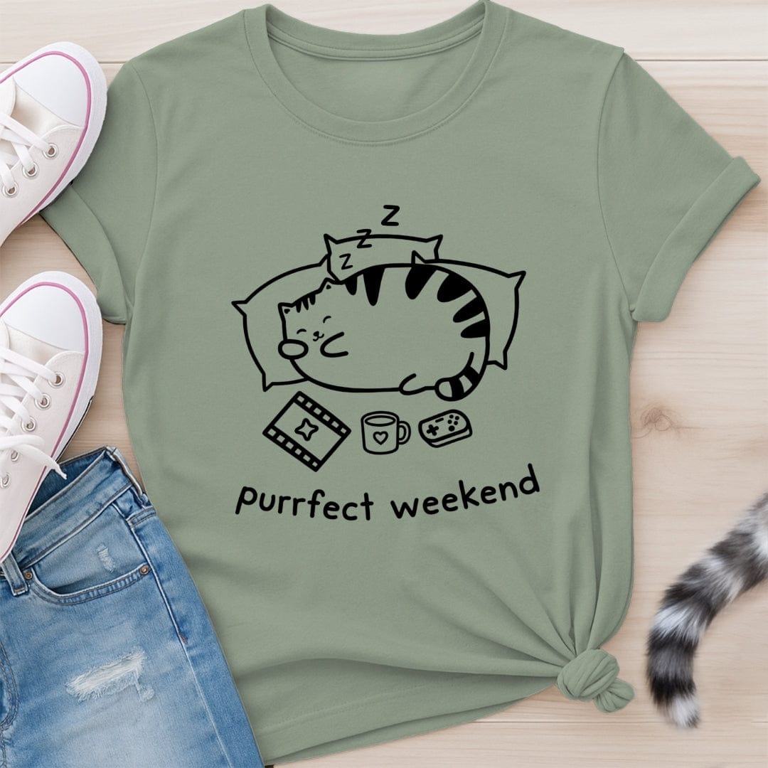 PURRFECT WEEKEND T-SHIRT