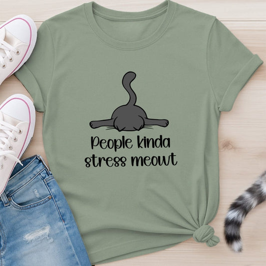 STRESS MEOWT T-SHIRT