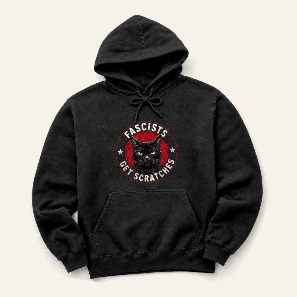 Scratches Hoodie in Black