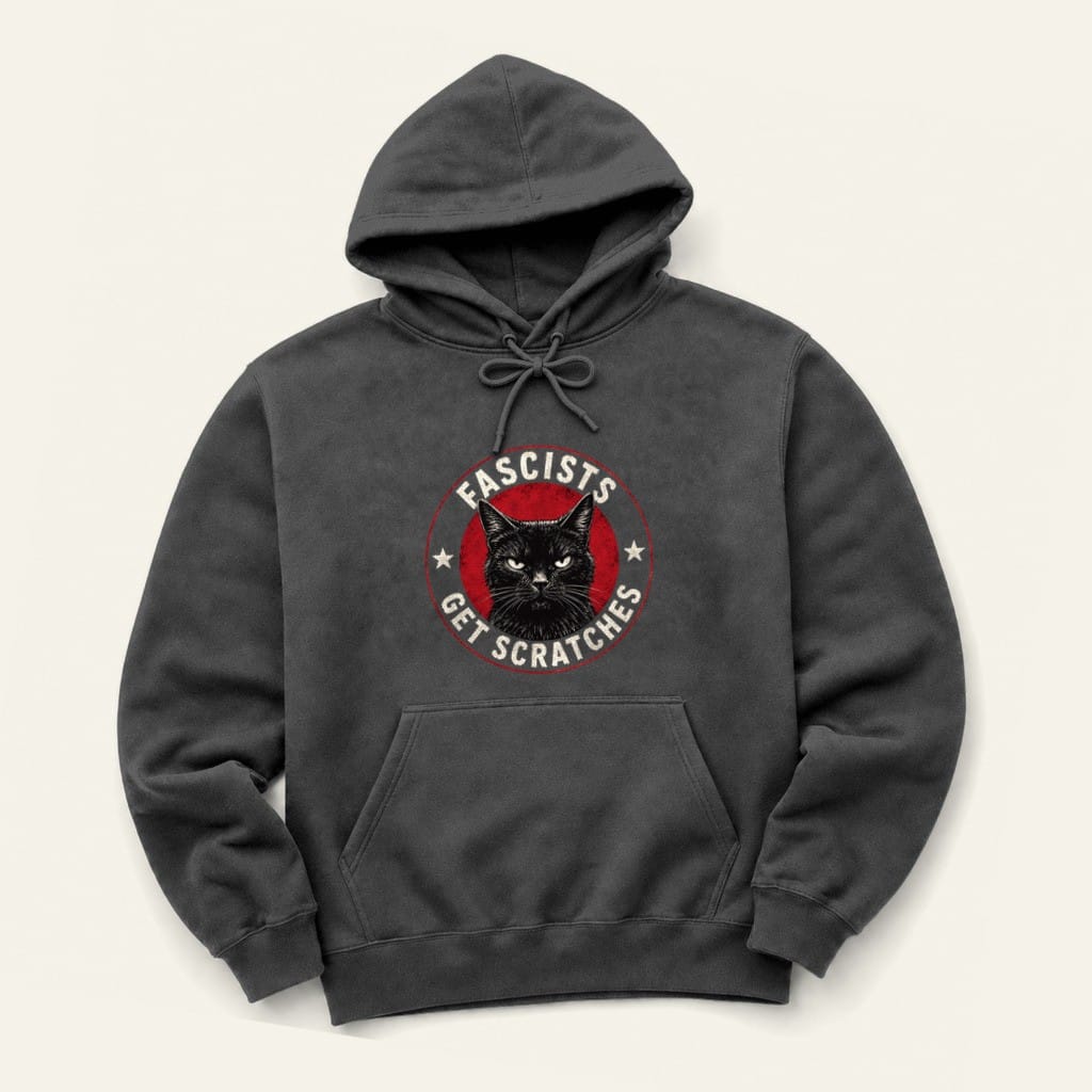Scratches Hoodie in Dark Heather