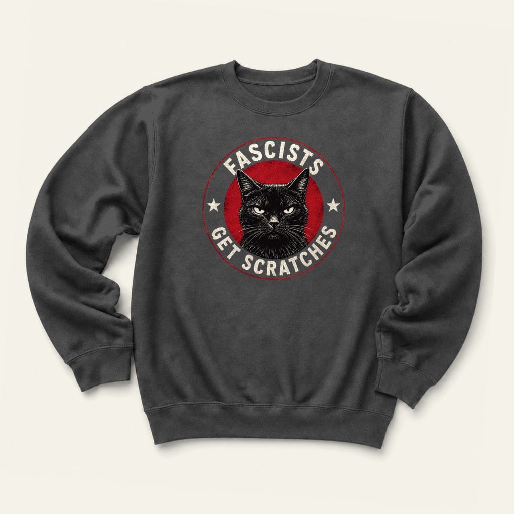 Scratches Sweatshirt in Dark Heather