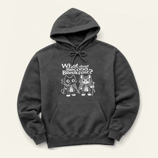 Second Breakfast Hoodie in Dark Heather