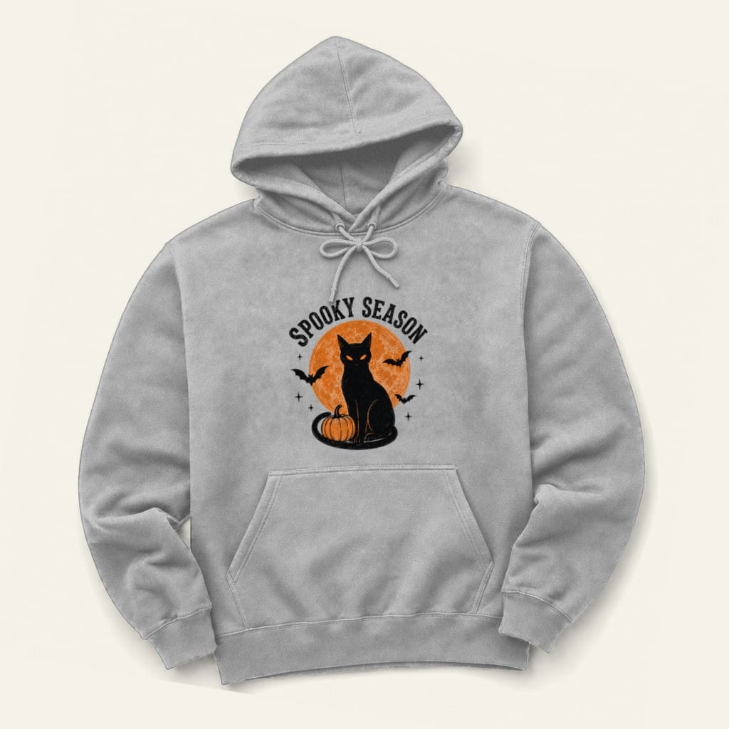 Spooky Season Hoodie in Sport Grey