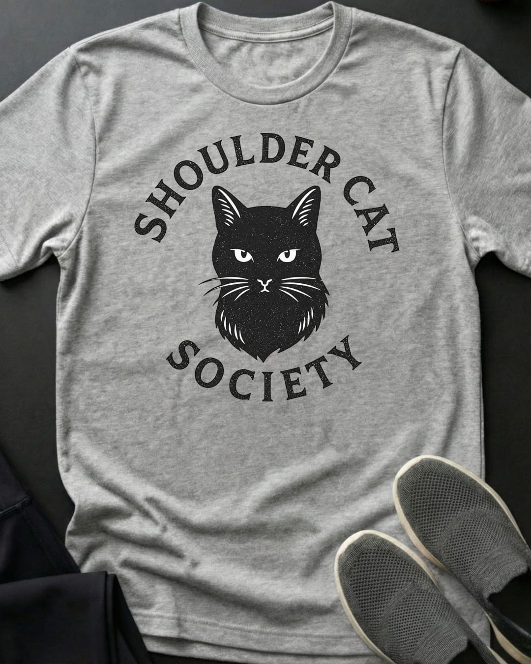 Shoulder Cat Society Tee