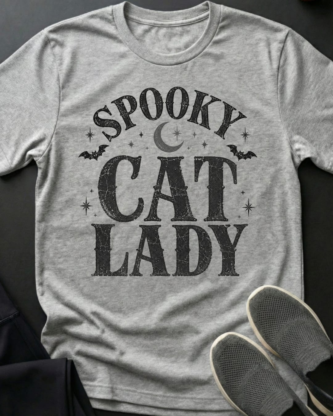 Spooky Cat Lady Tee