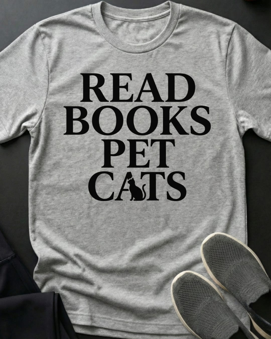 Read Books Pet Cats Tee