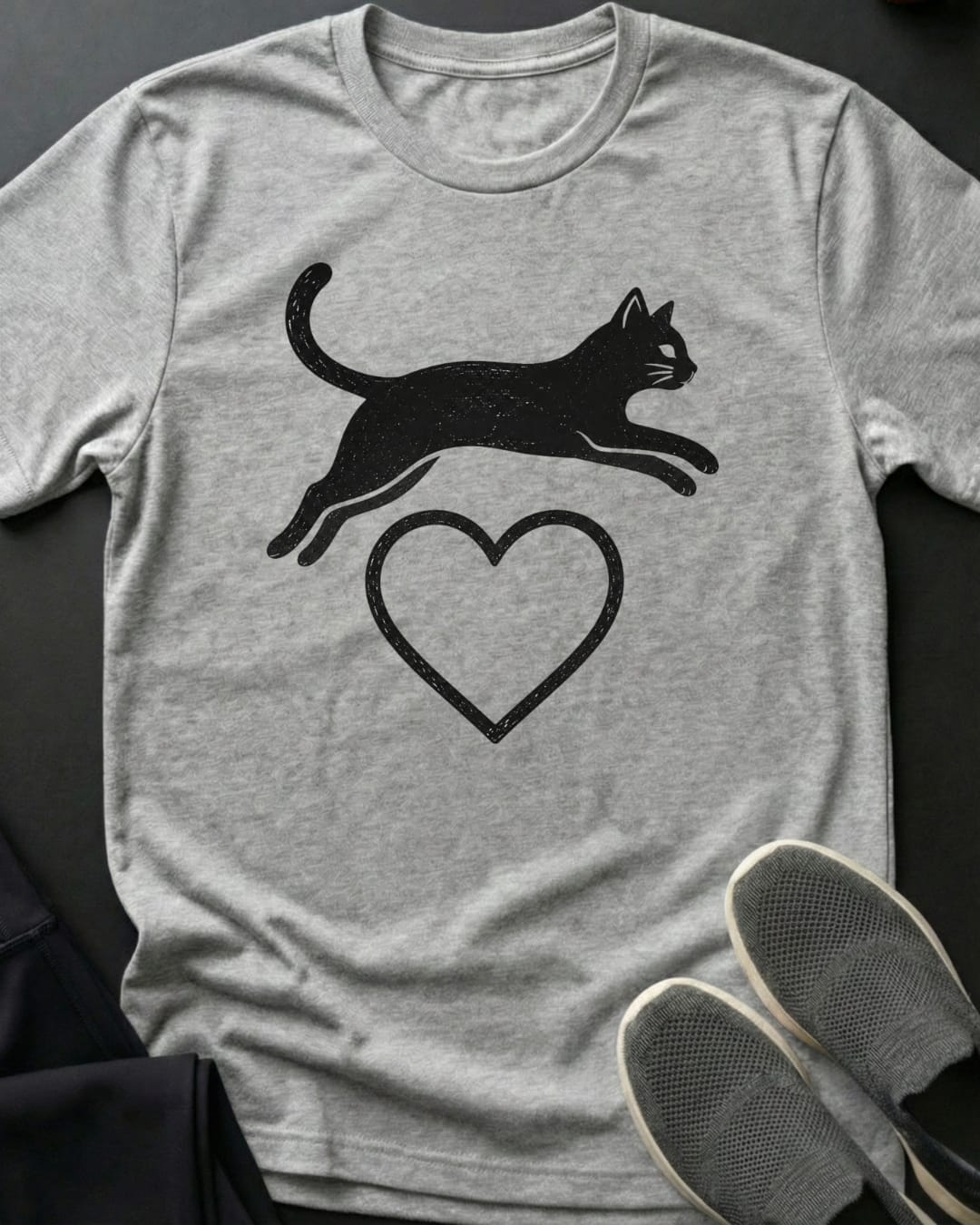 Black Cat Love Tee