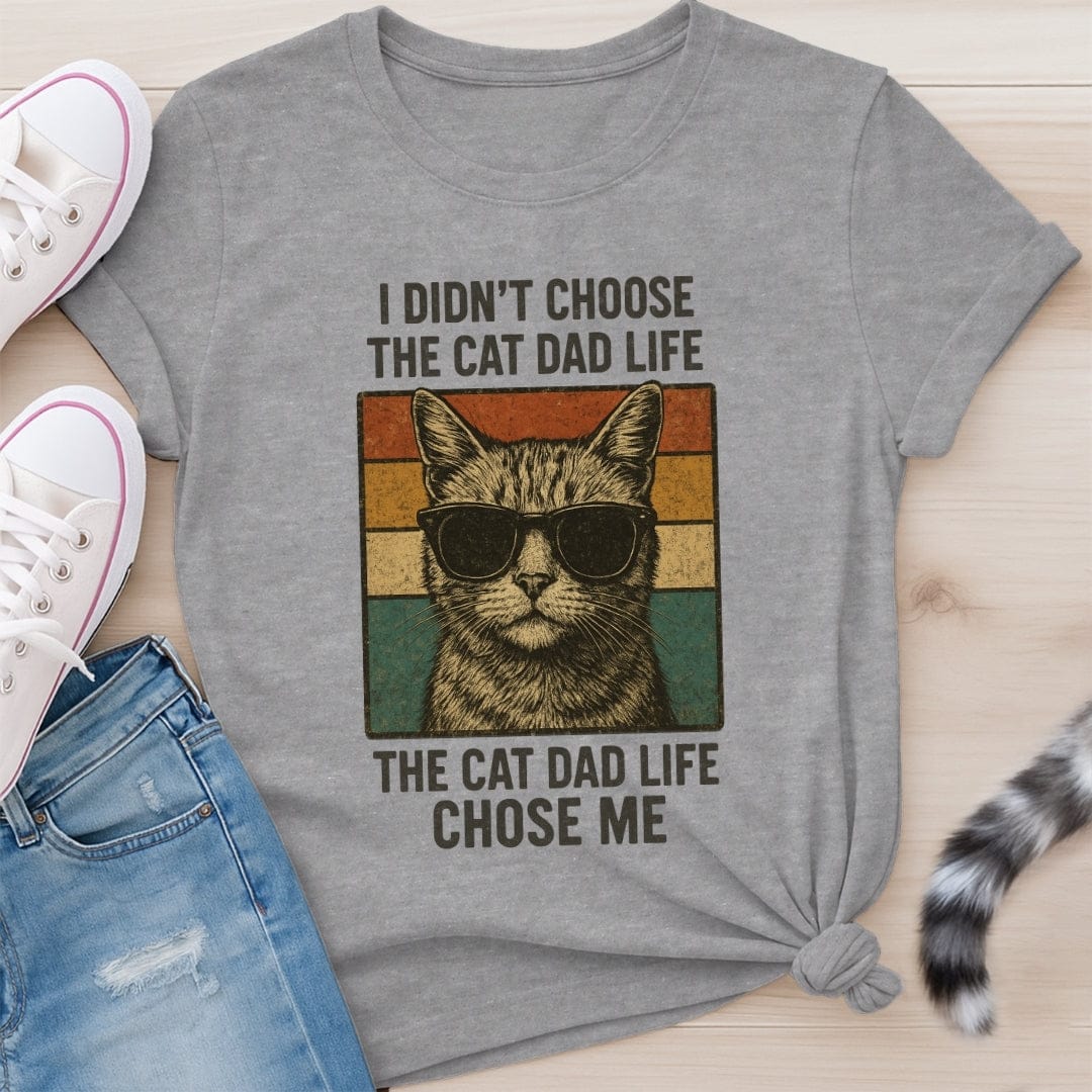 CAT DAD LIFE T-SHIRT