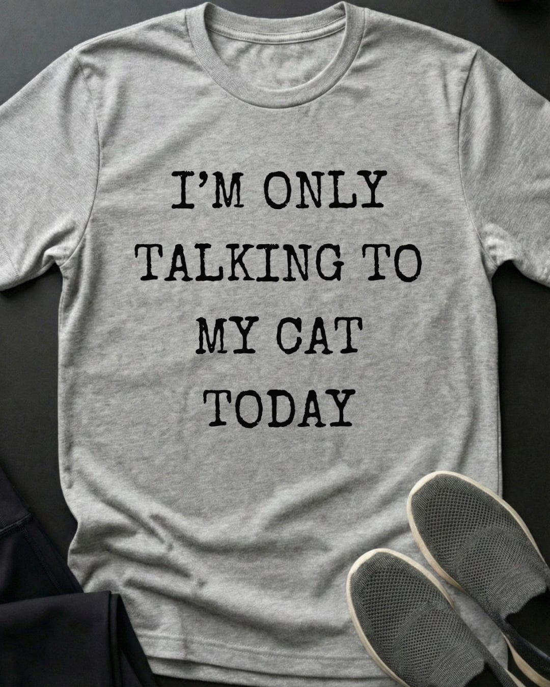 Only Talking To My Cat Tee