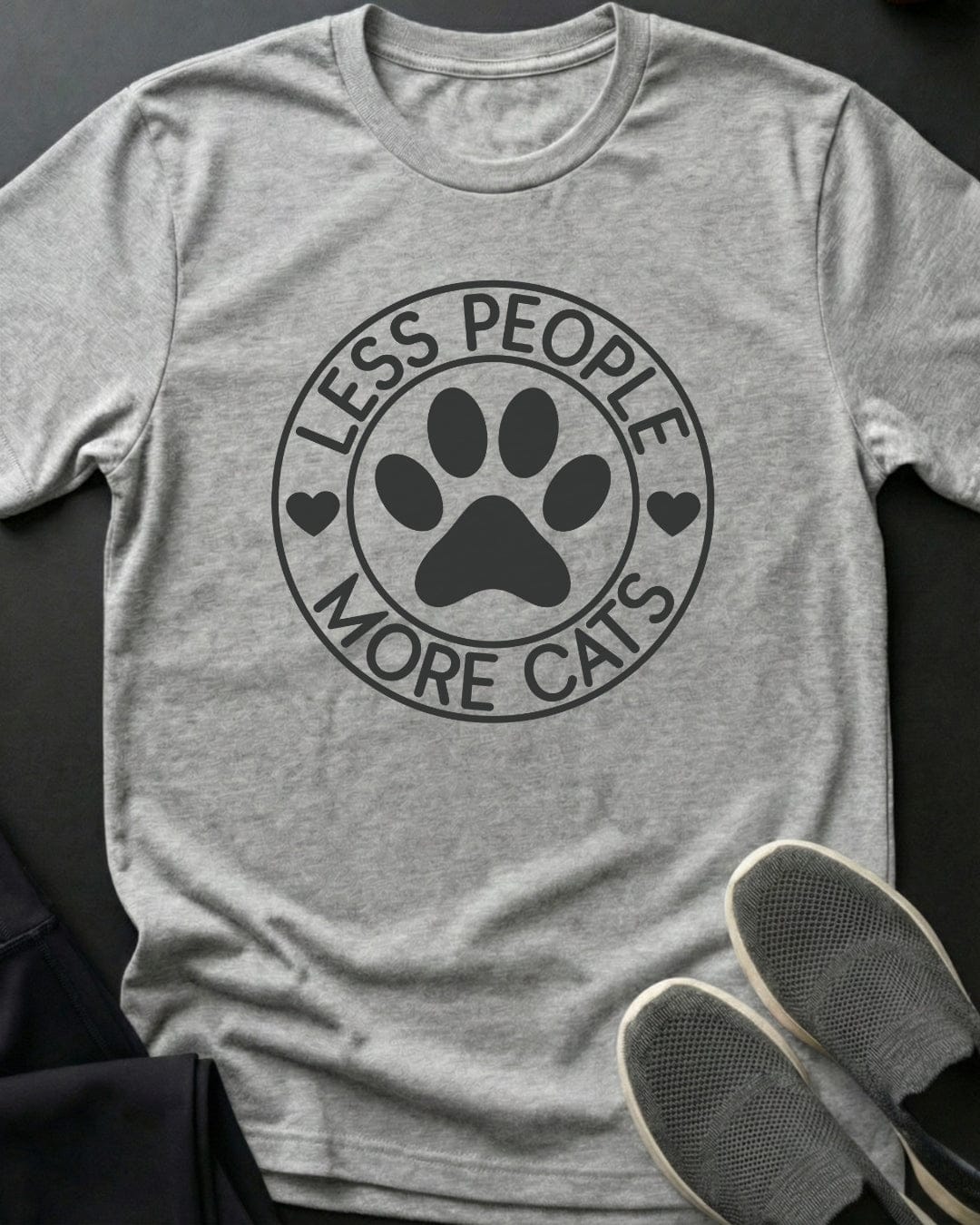 Less People More Cats Tee