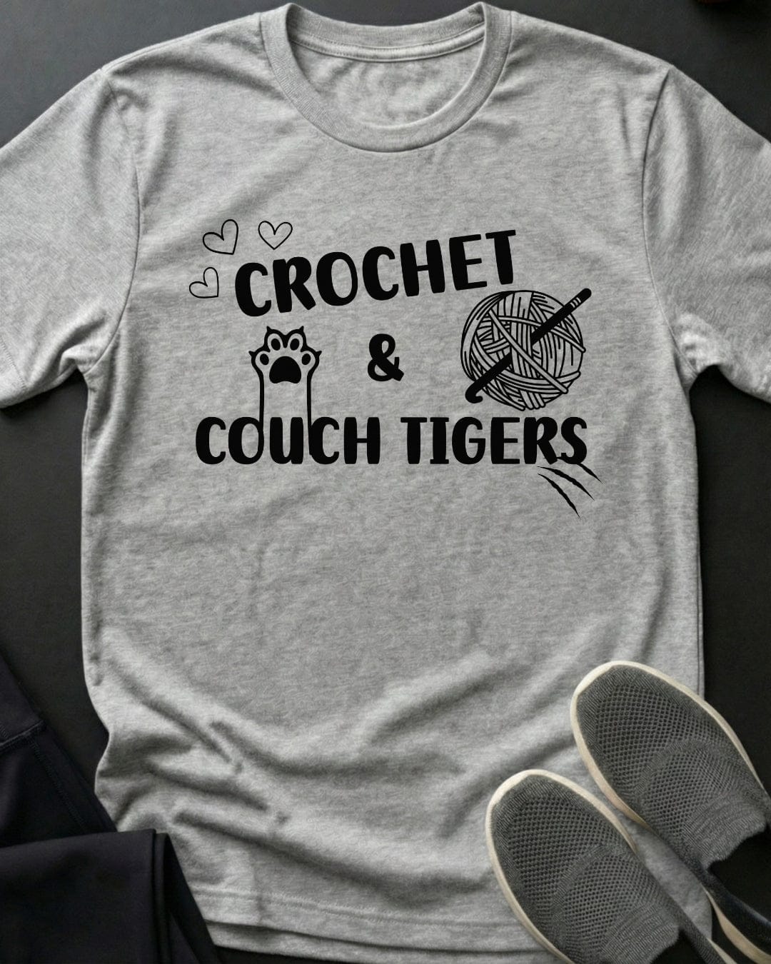 Crochet & Couch Tigers Tee