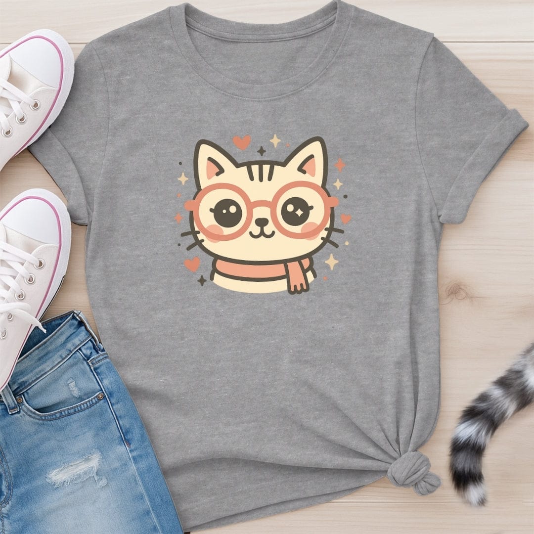 GLASSES KITTY T-SHIRT