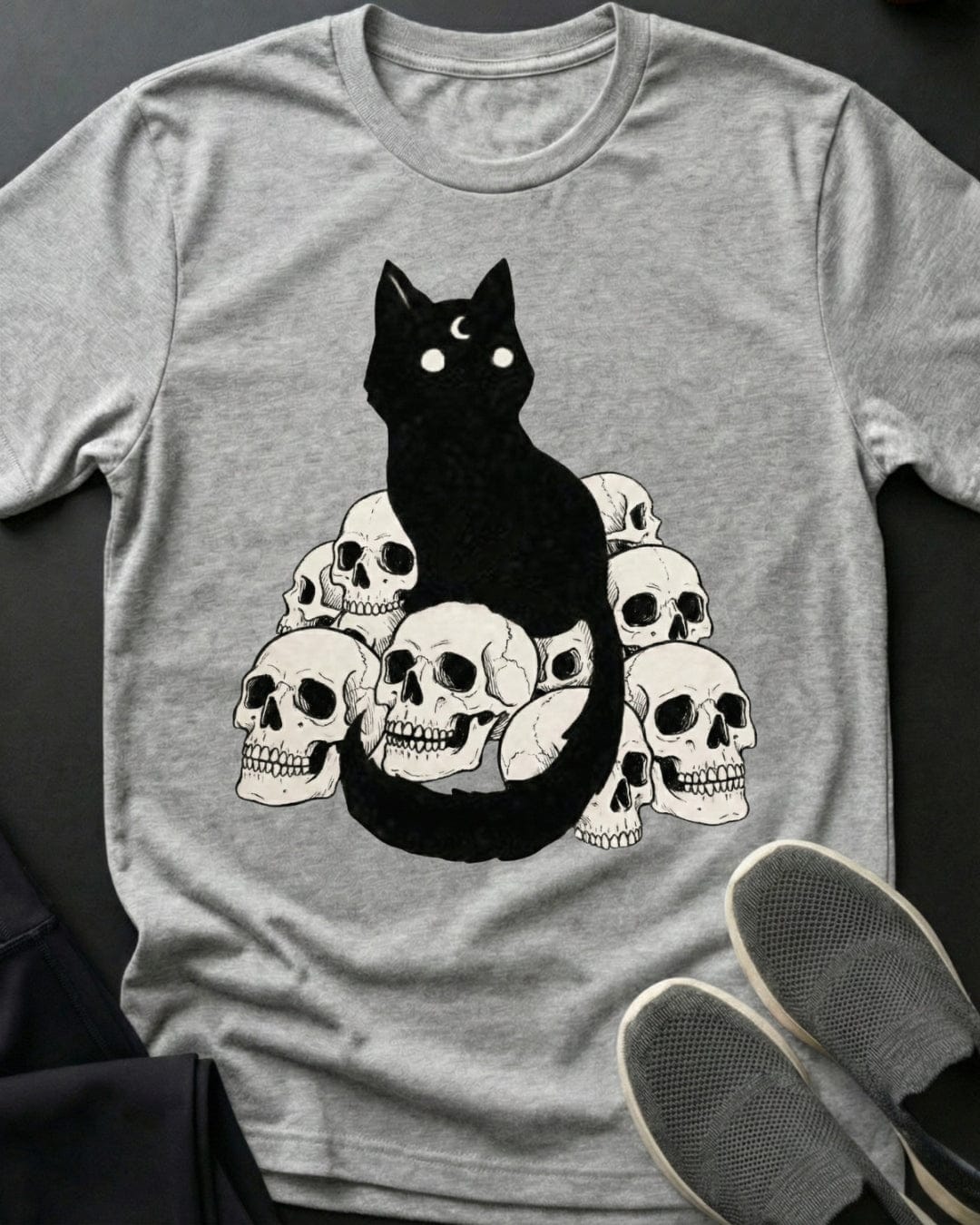 Skull Kitty Tee