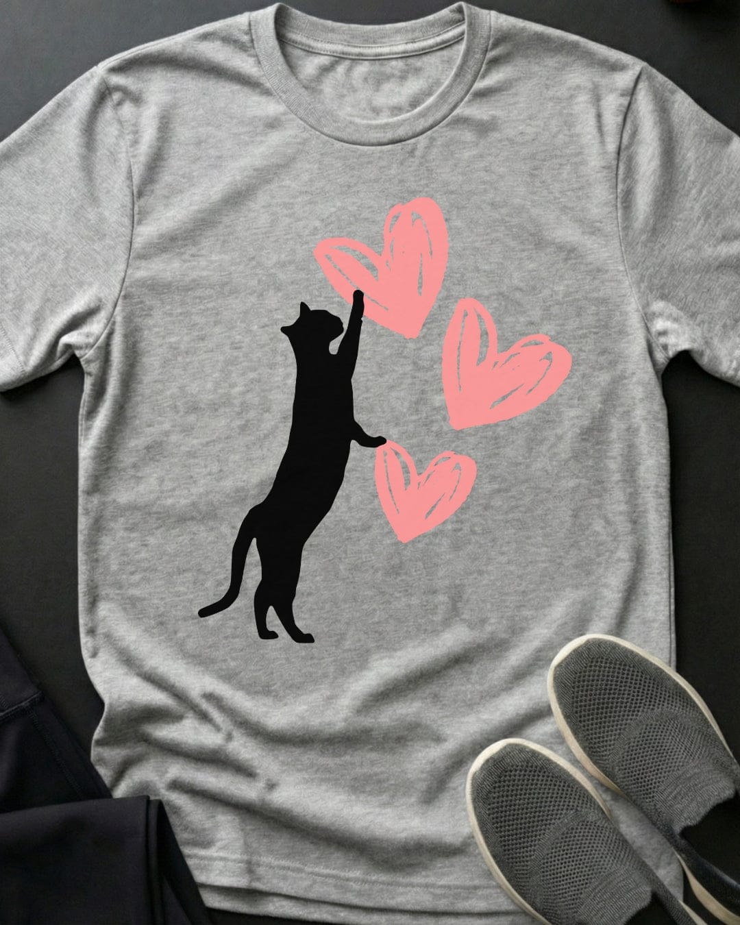 Kitty Hearts Tee