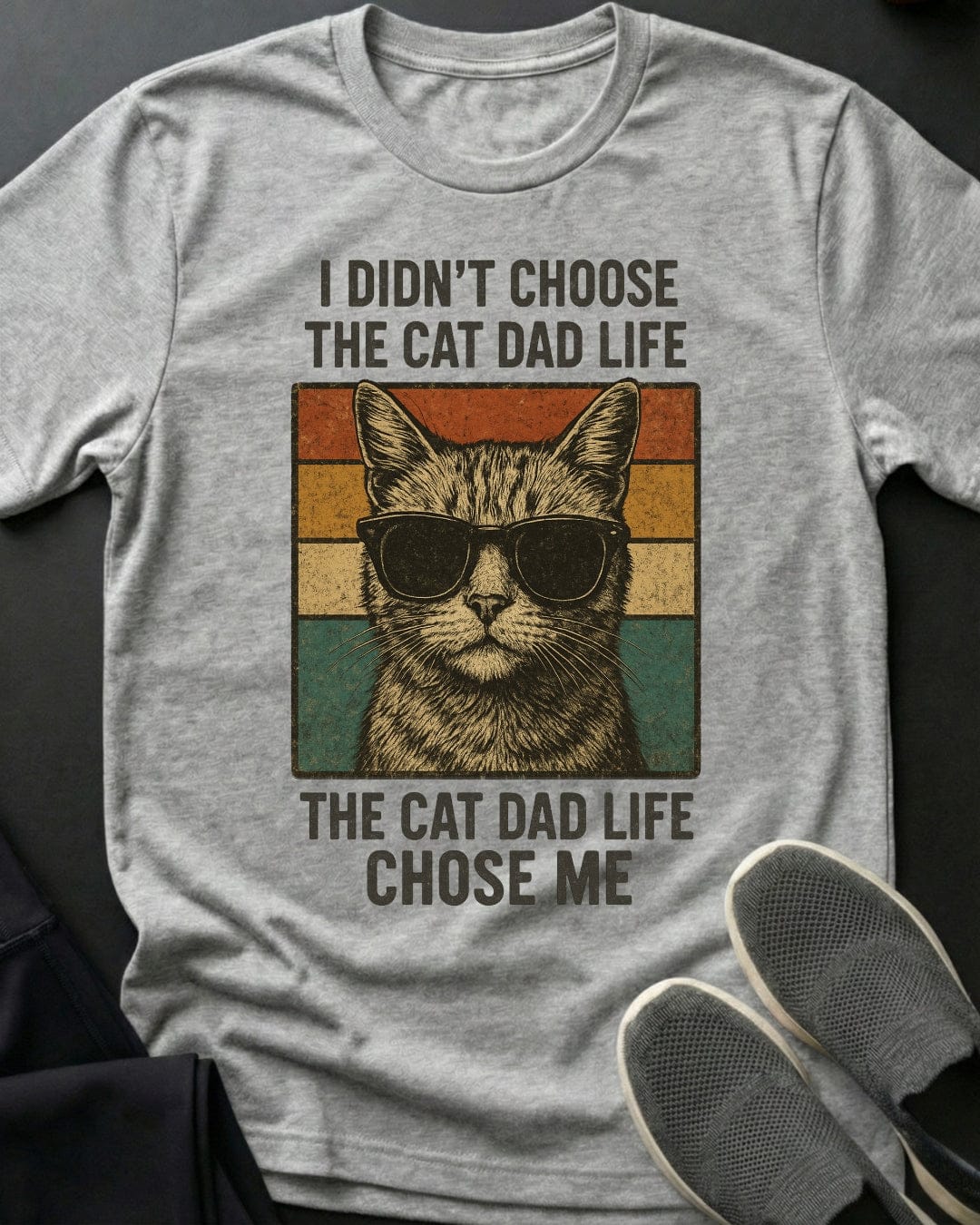 Cat Dad Life Tee