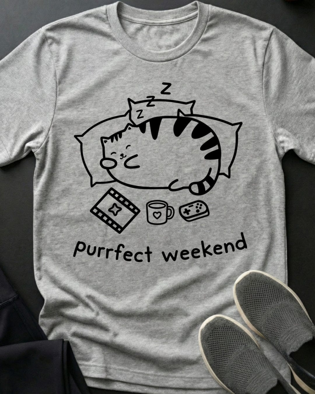 Purrfect Weekend Tee