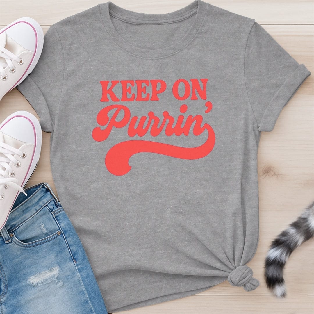 KEEP ON PURRIN T-SHIRT