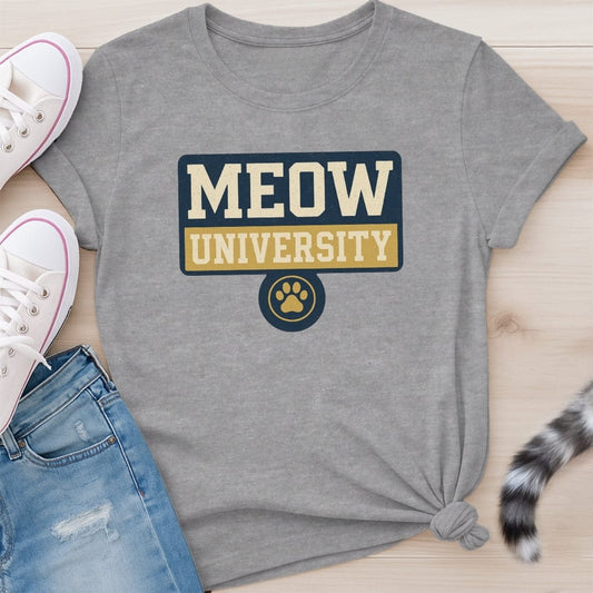 MEOW UNIVERSITY T-SHIRT
