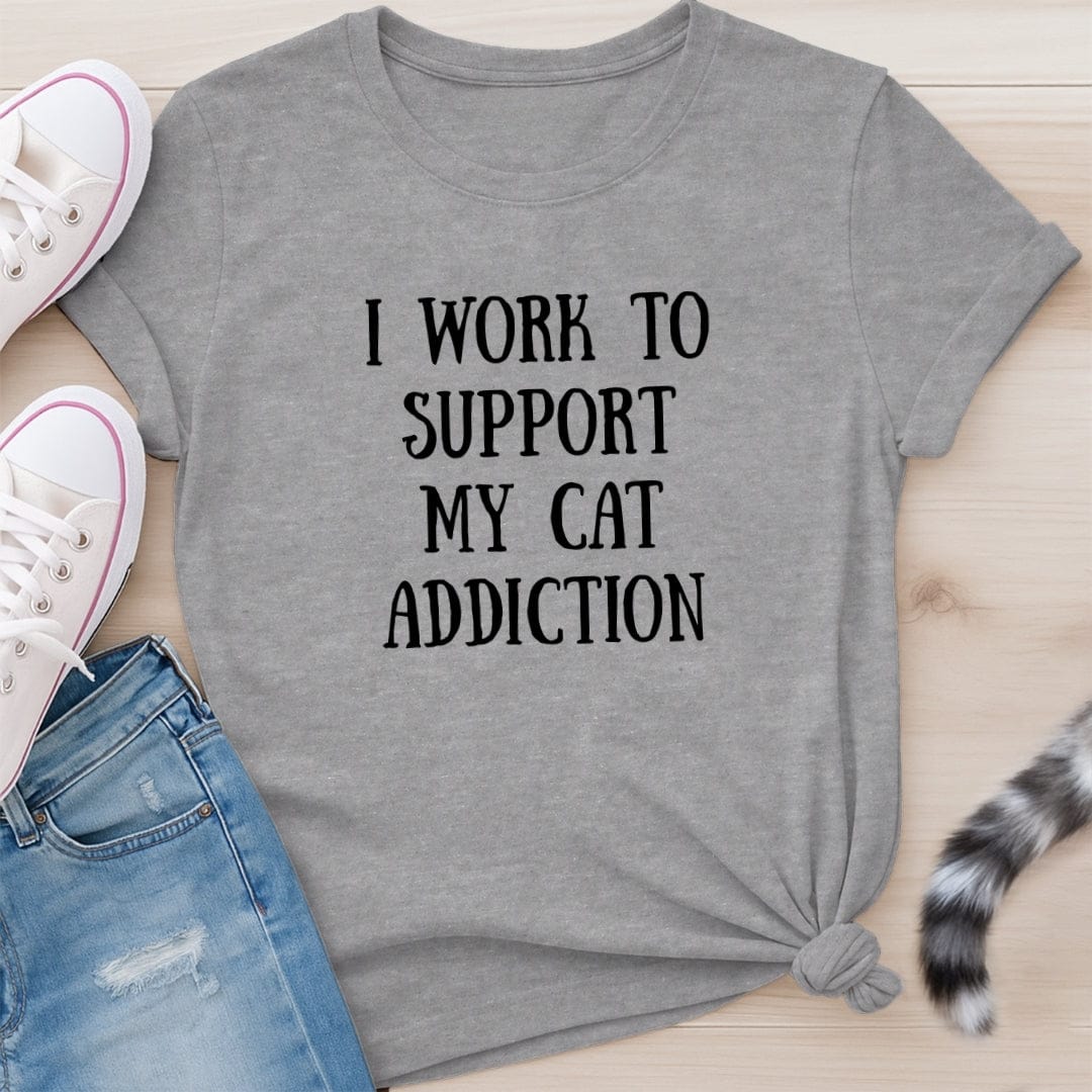 CAT ADDICTION T-SHIRT