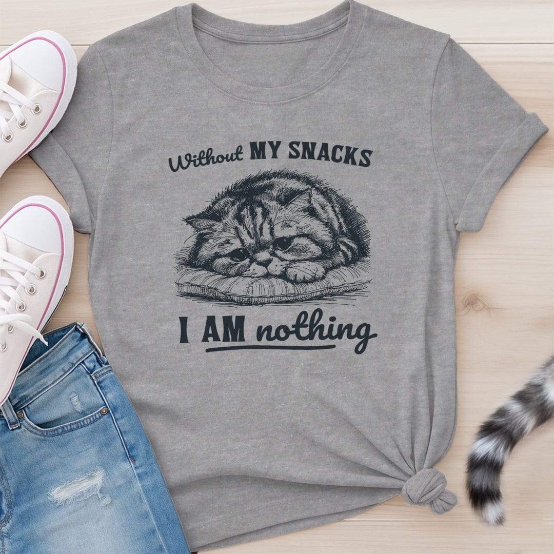 WITHOUT SNACKS T-SHIRT