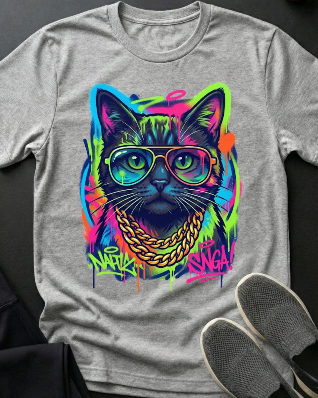 Midnight Cool Cat Tee