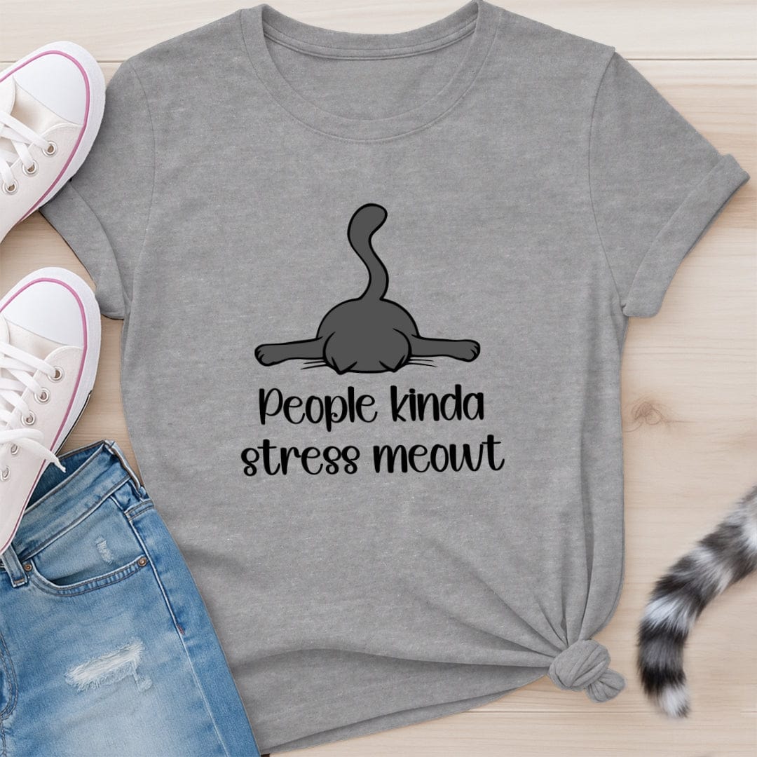 STRESS MEOWT T-SHIRT