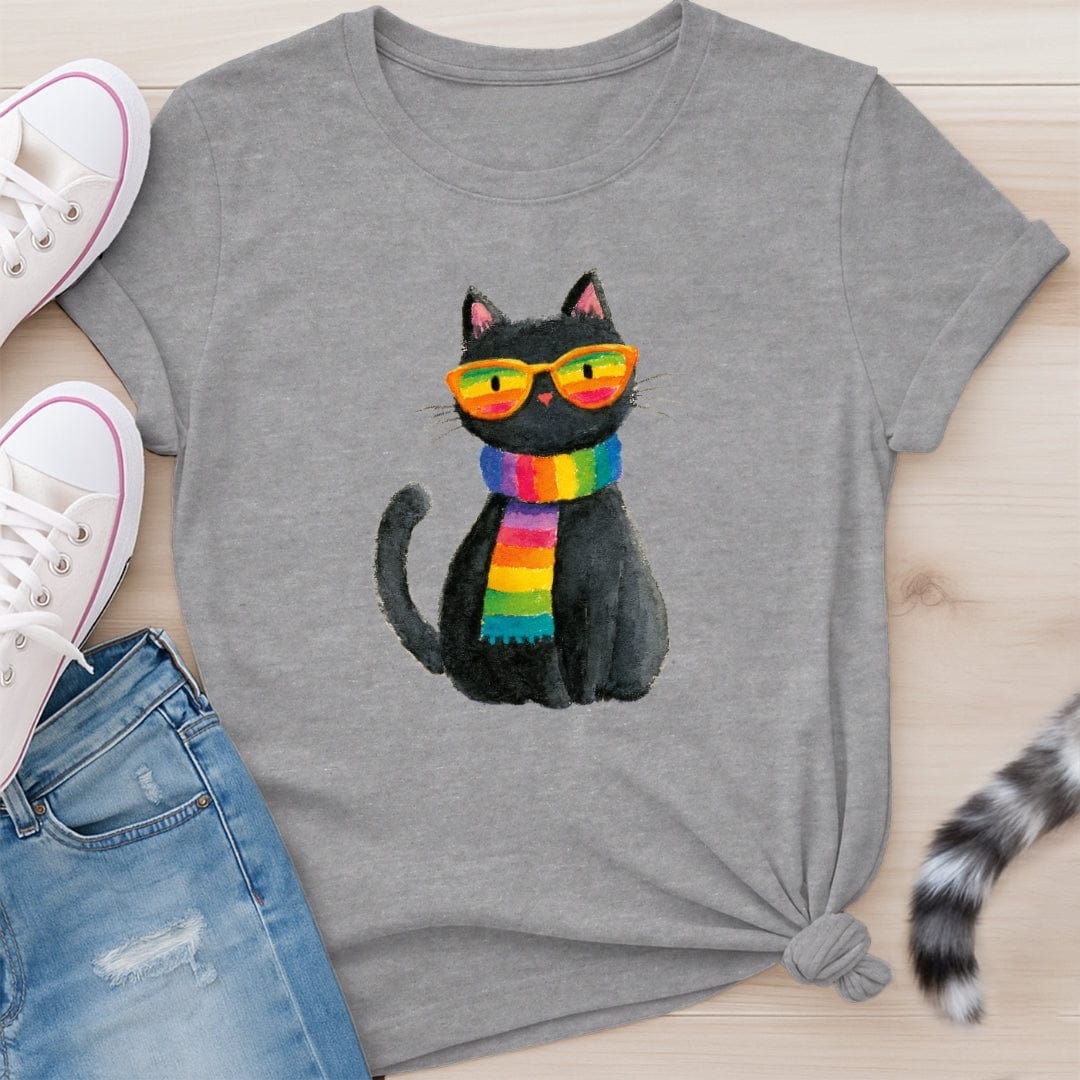 COLORFUL CAT T-SHIRT