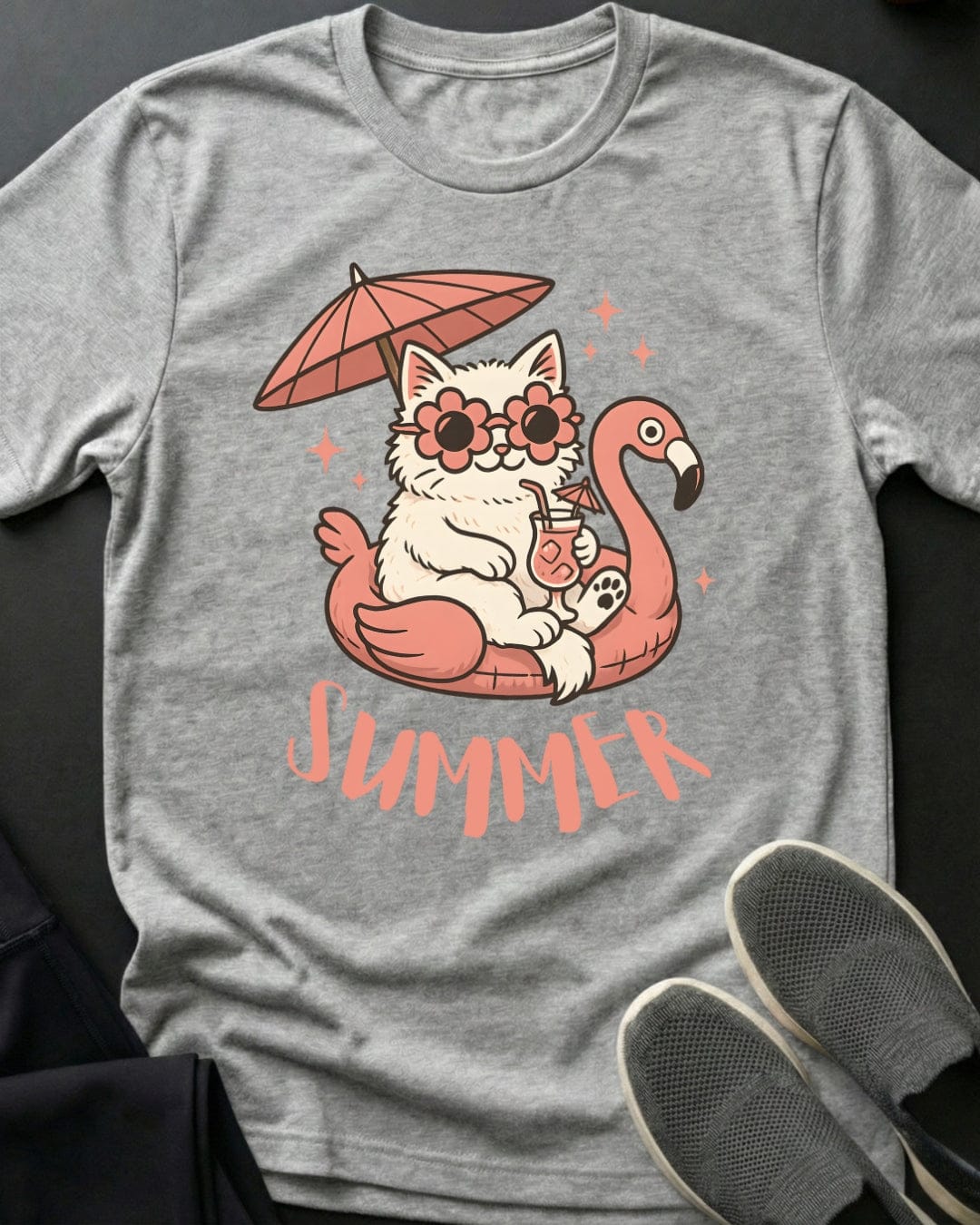 Summer Kitty Tee
