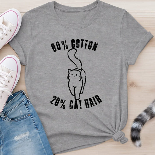 CAT HAIR T-SHIRT