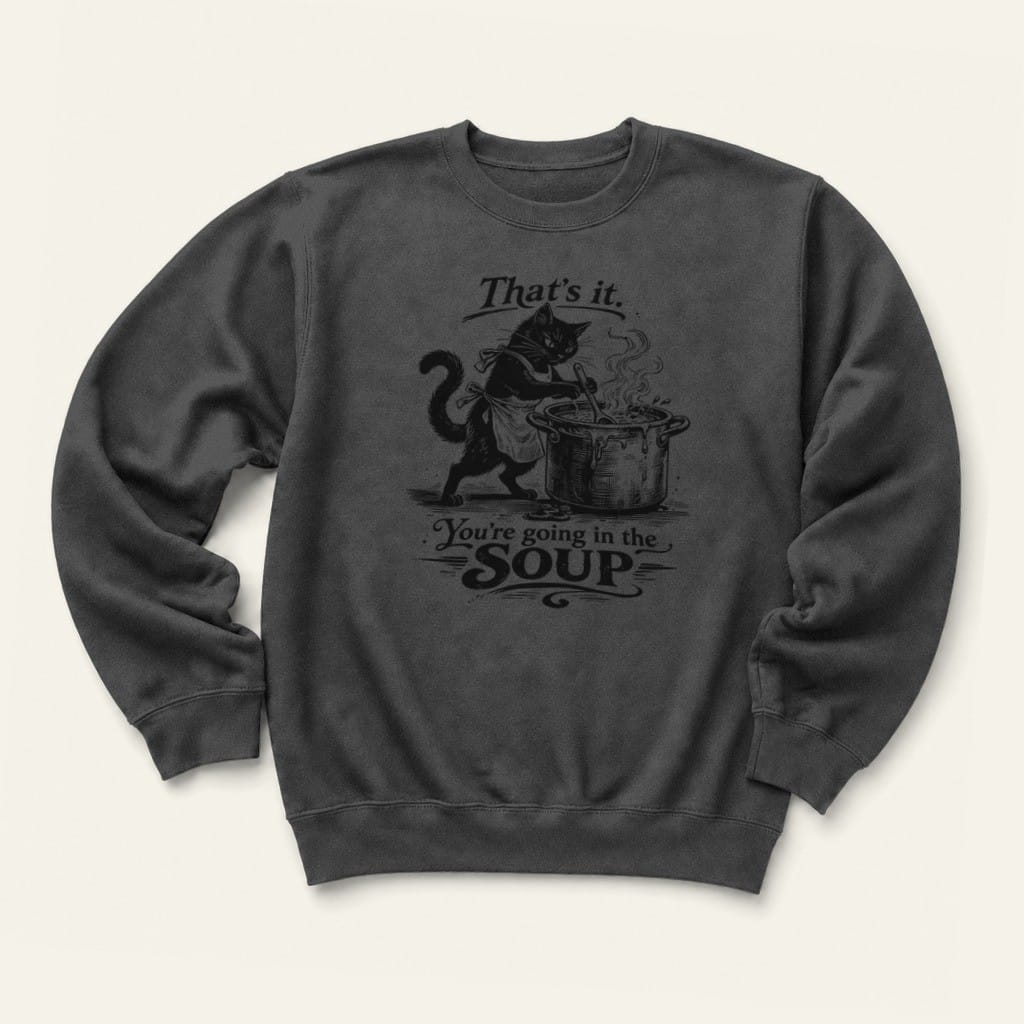 That's It Sweatshirt in Dark Heather