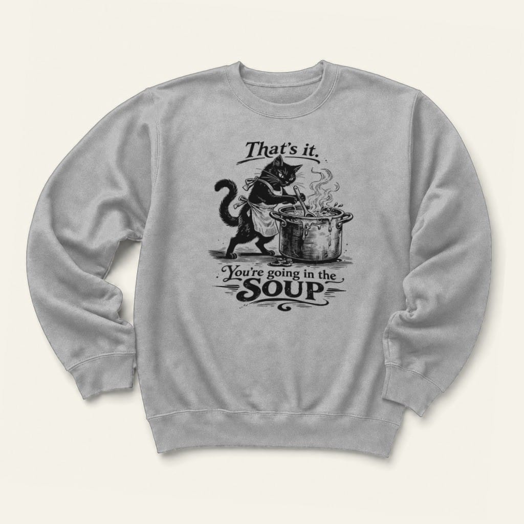 That's It Sweatshirt in Sport Grey