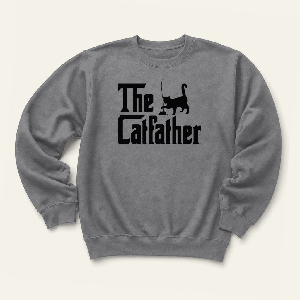 The Catfather Sweatshirt in Graphite Heather