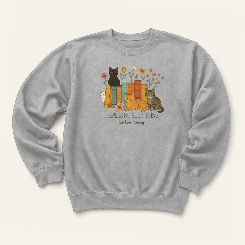 Too Many Sweatshirt in Sport Grey