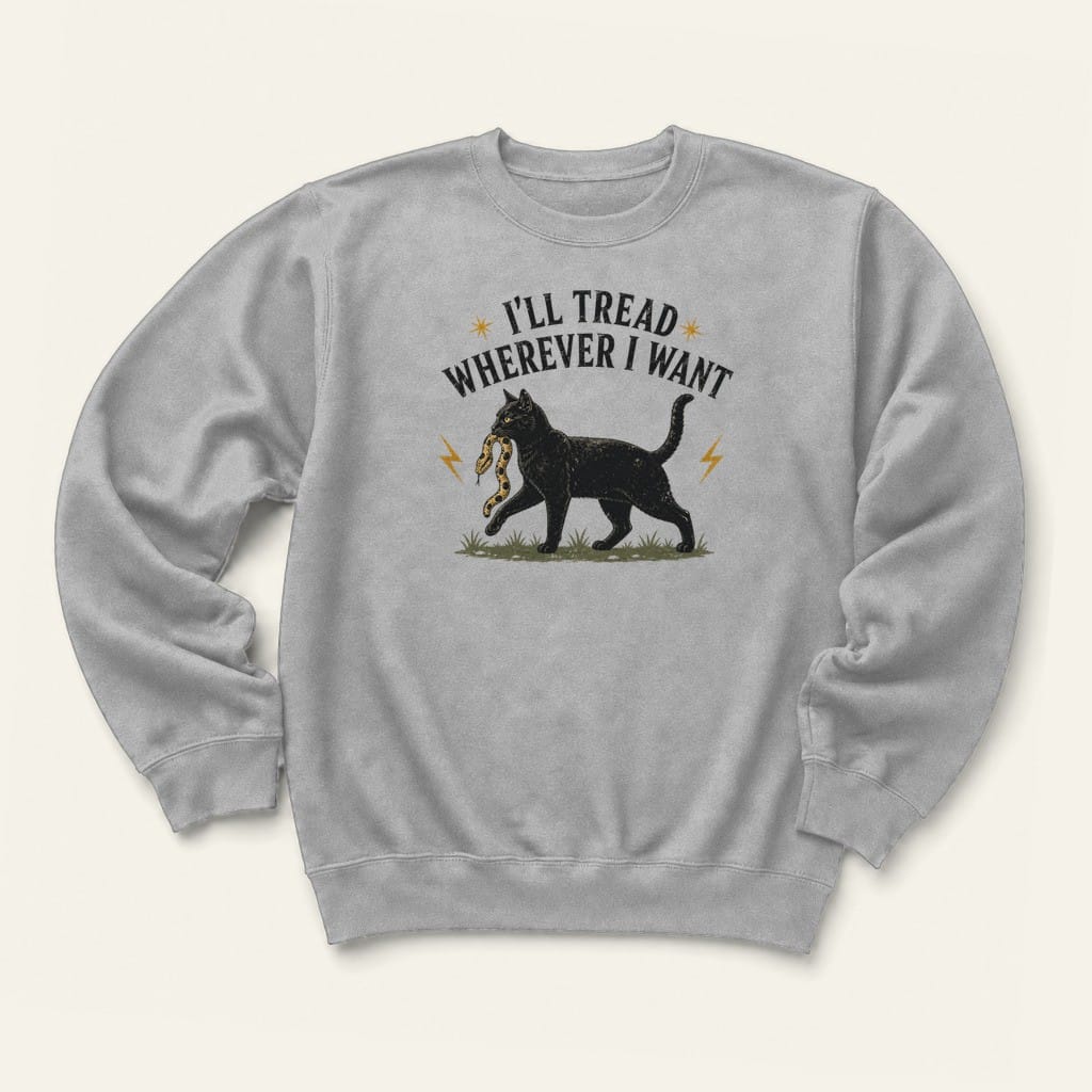 Tread Wherever Sweatshirt in Sport Grey