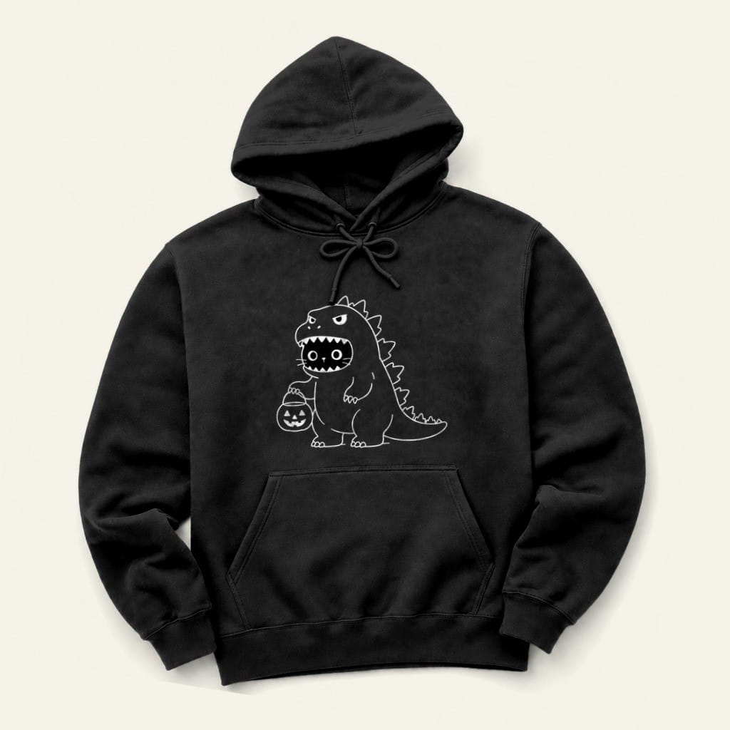 Trick or Treat Hoodie in Black