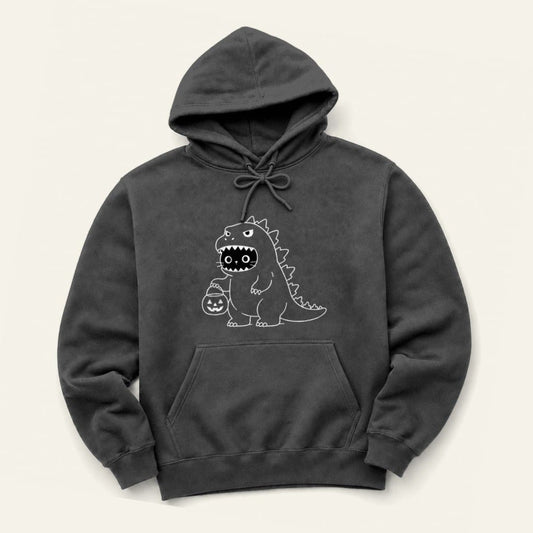 Trick or Treat Hoodie in Dark Heather